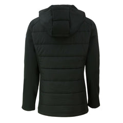 Black Baltimore Orioles Cutter & Buck Women's Evoke Hybrid Eco Softshell Recycled Full-Zip Hooded Jacket