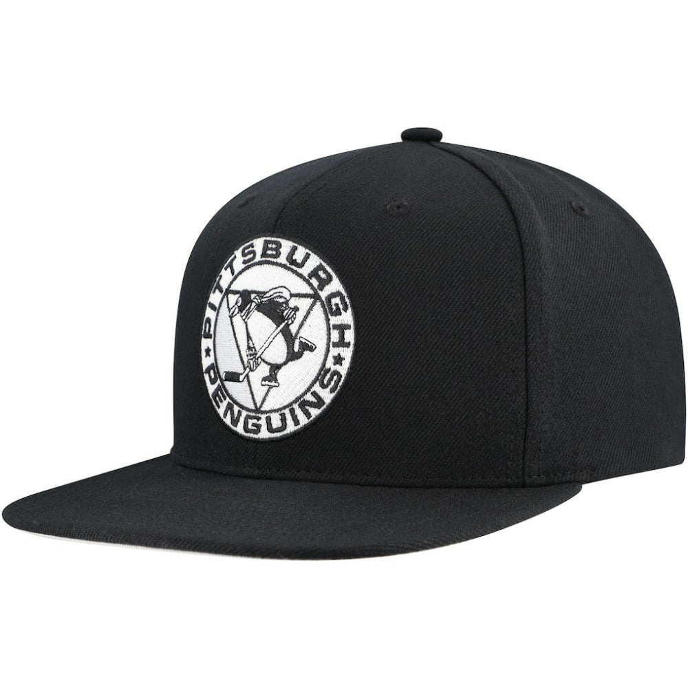 NHL Pittsburgh Penguins Mitchell & Ness Team Snapback Hat