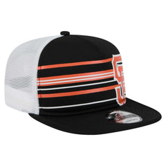 Black San Francisco Giants New Era 9FIFTY A-Frame Trucker Snapback Hat