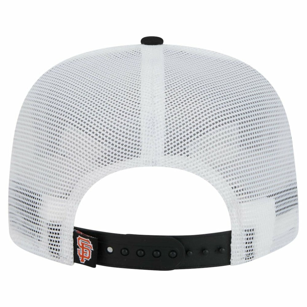 Black San Francisco Giants New Era 9FIFTY A-Frame Trucker Snapback Hat