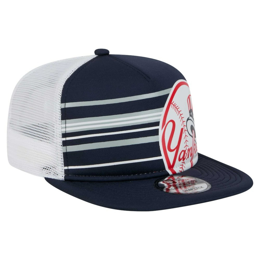 Navy New York Yankees New Era 9FIFTY A-Frame Trucker Snapback Hat