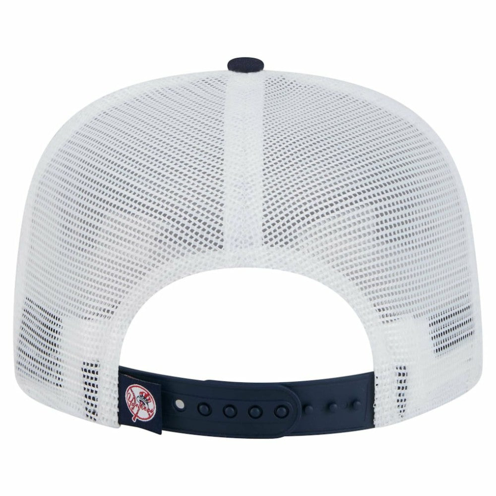 Navy New York Yankees New Era 9FIFTY A-Frame Trucker Snapback Hat