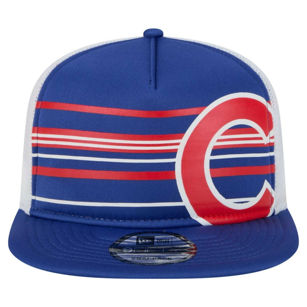 Royal Chicago Cubs New Era 9FIFTY A-Frame Trucker Snapback Hat