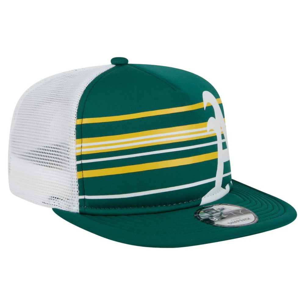 Green Athletics New Era 9FIFTY A-Frame Trucker Snapback Hat