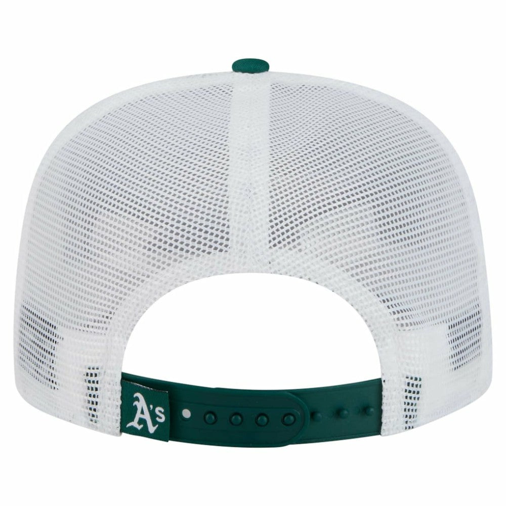 Green Athletics New Era 9FIFTY A-Frame Trucker Snapback Hat