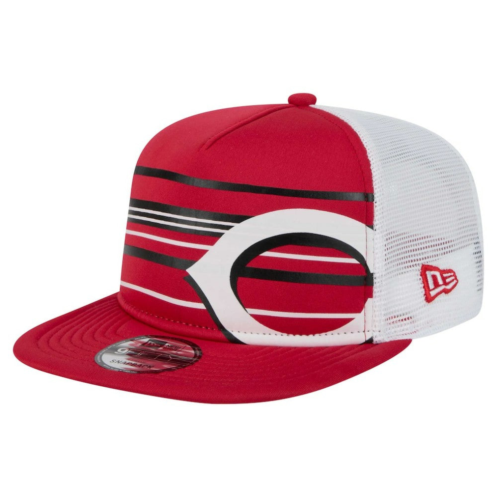 Red Cincinnati Reds New Era 9FIFTY A-Frame Trucker Snapback Hat