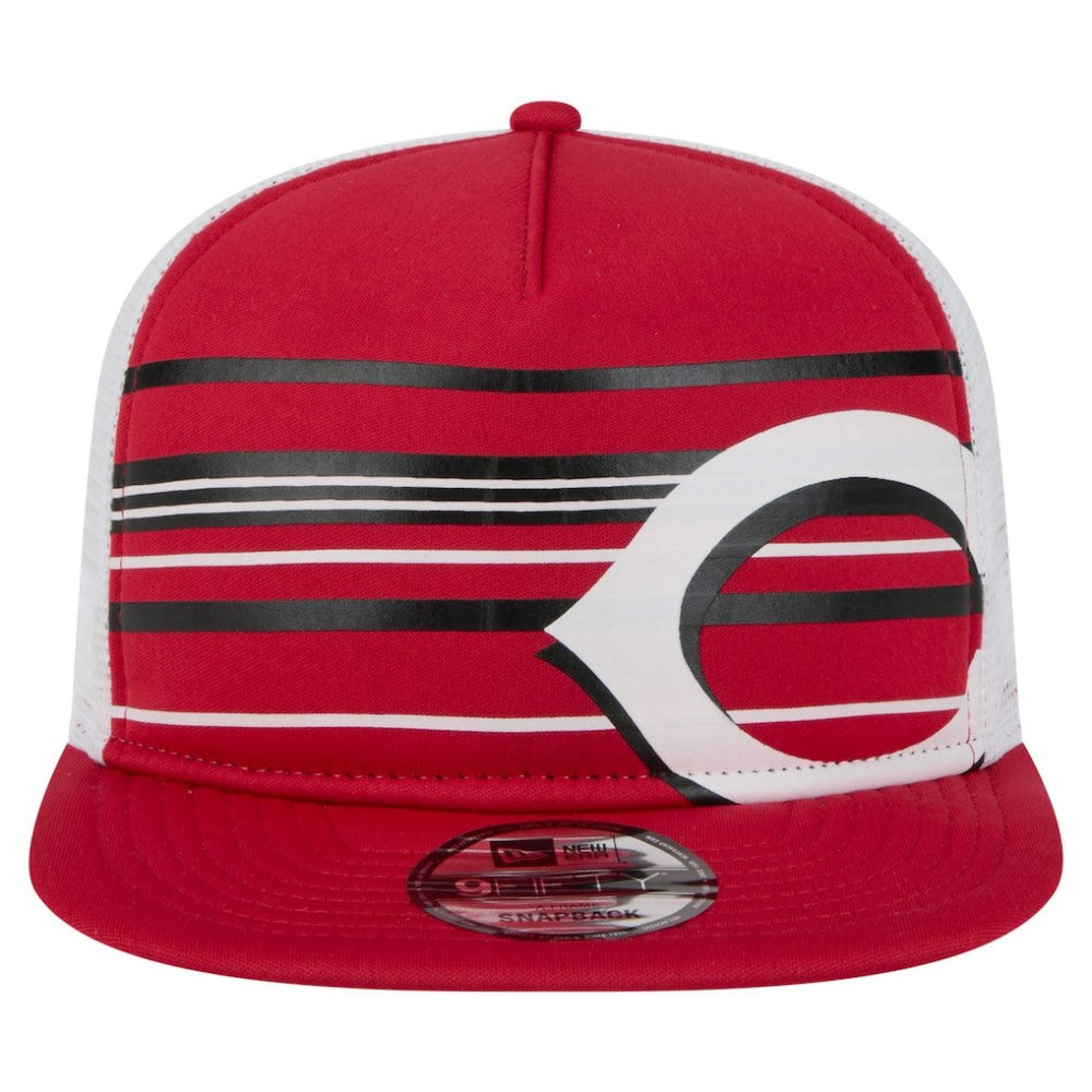 Red Cincinnati Reds New Era 9FIFTY A-Frame Trucker Snapback Hat
