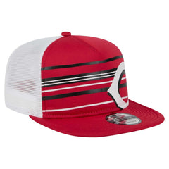 Red Cincinnati Reds New Era 9FIFTY A-Frame Trucker Snapback Hat