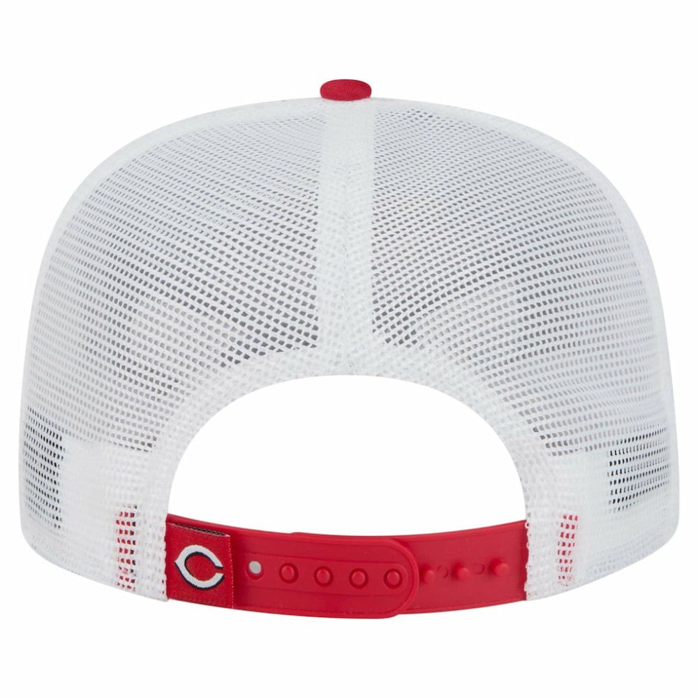 Red Cincinnati Reds New Era 9FIFTY A-Frame Trucker Snapback Hat