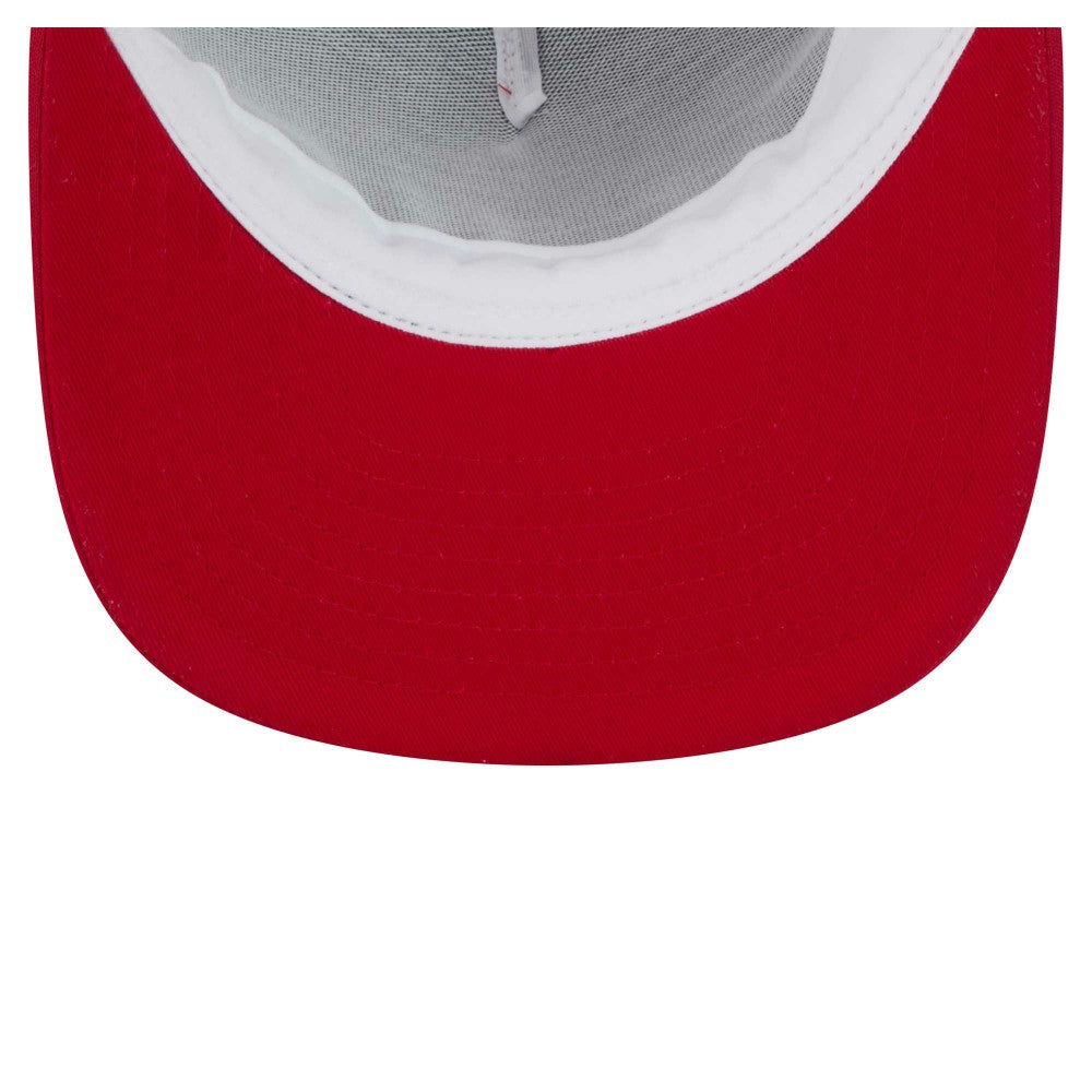 Red Los Angeles Angels New Era 9FIFTY A-Frame Trucker Snapback Hat