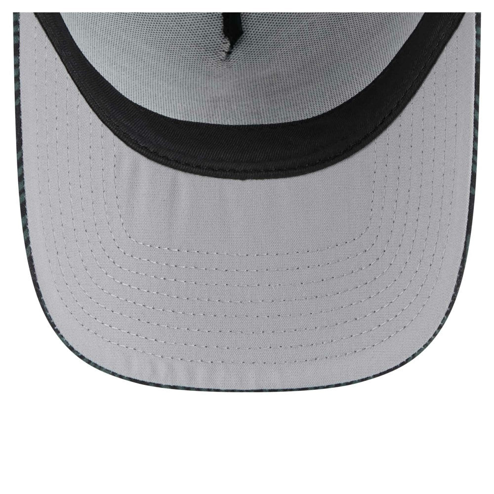 Black Los Angeles Dodgers New Era 9FORTY A-Frame Trucker Adjustable Hat