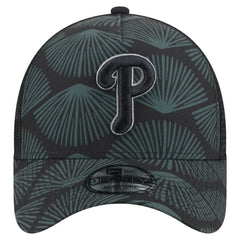 Black Philadelphia Phillies New Era 9FORTY A-Frame Trucker Adjustable Hat
