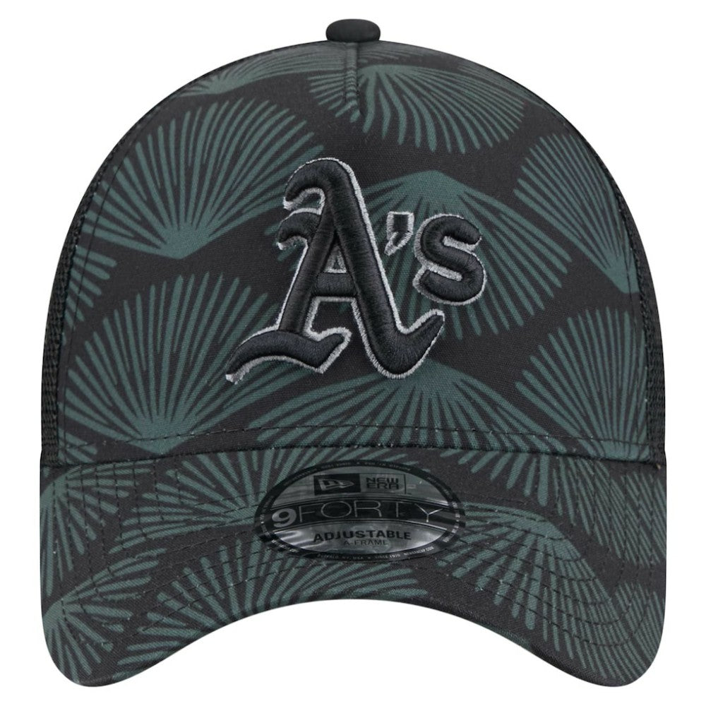 Black Athletics New Era 9FORTY A-Frame Trucker Adjustable Hat
