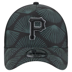 Black Pittsburgh Pirates New Era 9FORTY A-Frame Trucker Adjustable Hat