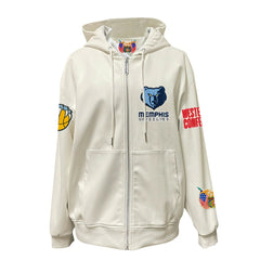 Memphis Grizzlies Jeff Hamilton Vegan Leather Full-Zip Hoodie