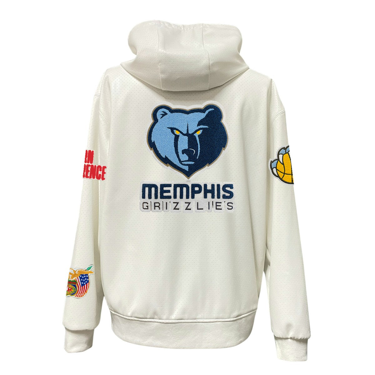 Memphis Grizzlies Jeff Hamilton Vegan Leather Full-Zip Hoodie