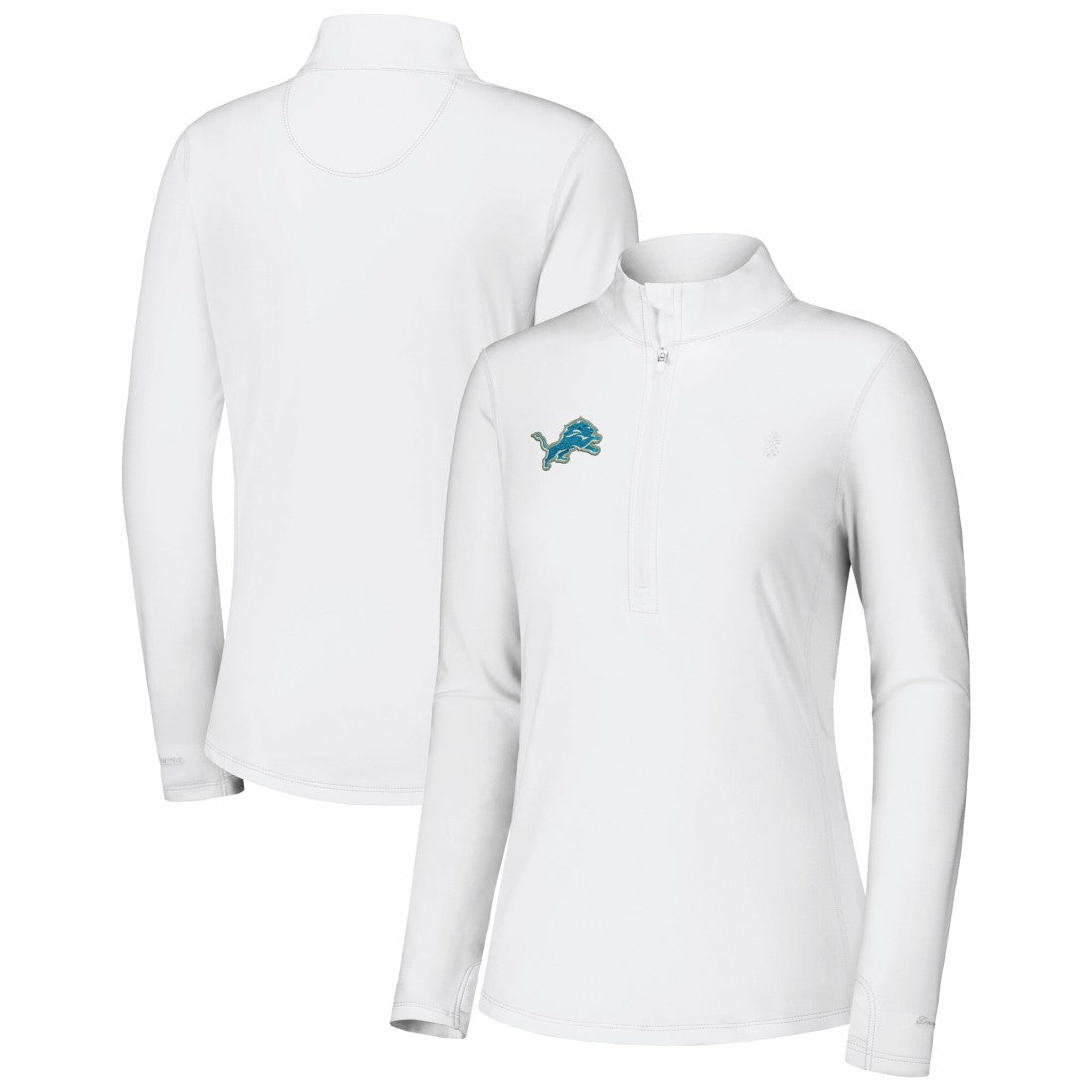 Women's Sport Playa Vista IslandZone Quarter-Zip Jacket - Detroit Lions Jackets