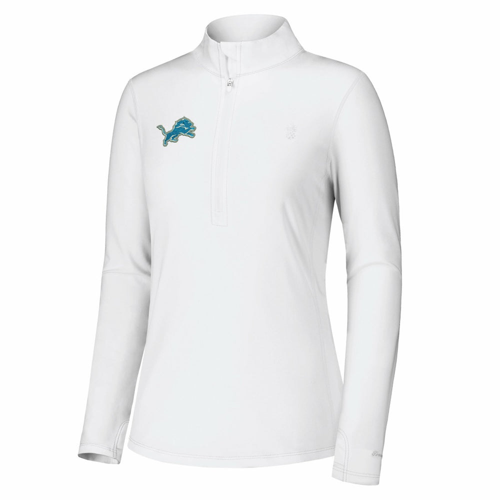 Women's Sport Playa Vista IslandZone Quarter-Zip Jacket - Detroit Lions Jackets