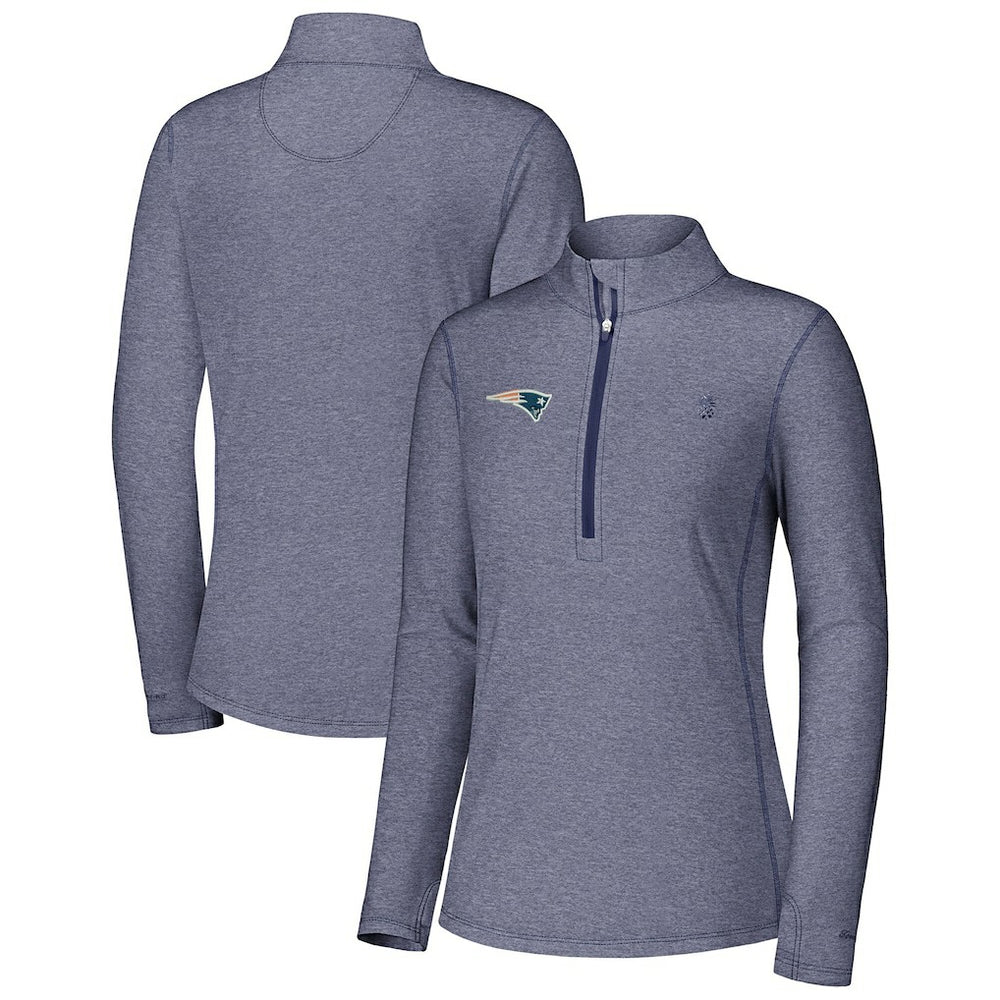 Women's Sport Playa Vista IslandZone Quarter-Zip Jacket - New England Patriots Jackets