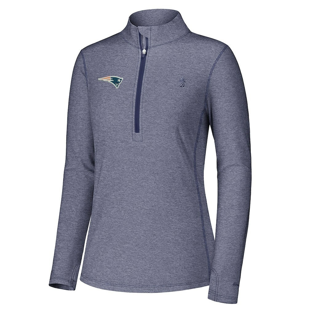 Women's Sport Playa Vista IslandZone Quarter-Zip Jacket - New England Patriots Jackets