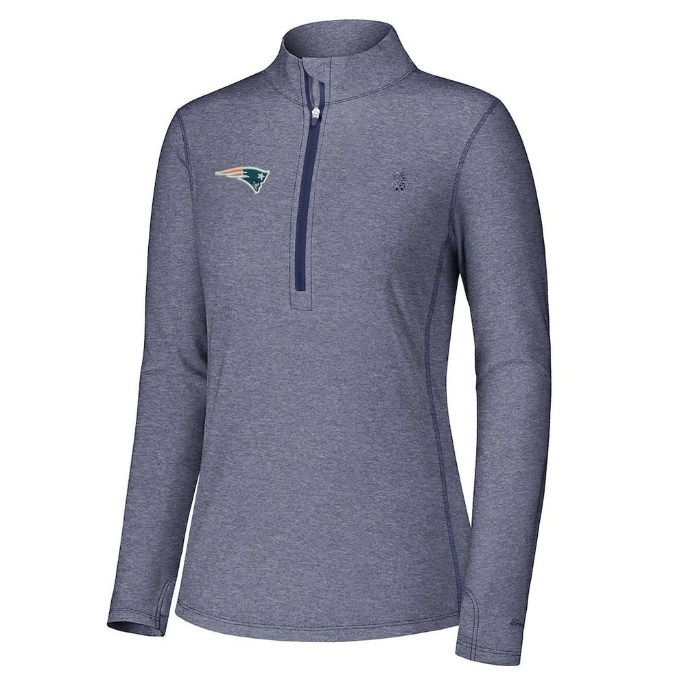 Women's Sport Playa Vista IslandZone Quarter-Zip Jacket - New England Patriots Jackets