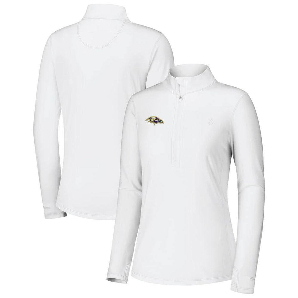 Women's Sport Playa Vista IslandZone Quarter-Zip Jacket - Baltimore Ravens Jackets