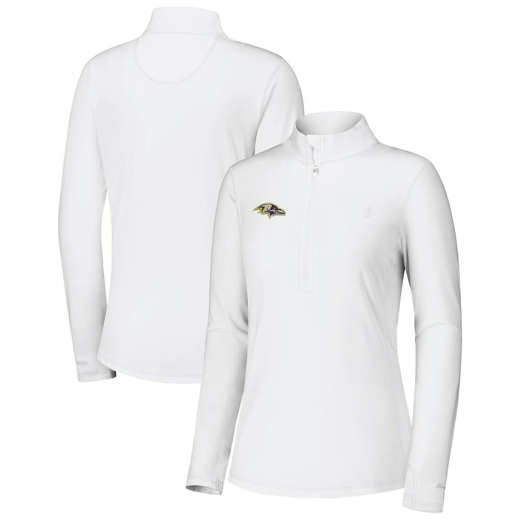Women's Sport Playa Vista IslandZone Quarter-Zip Jacket - Baltimore Ravens Jackets