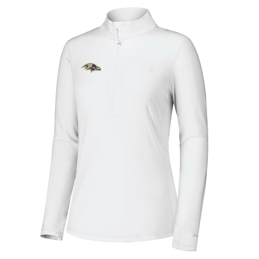 Women's Sport Playa Vista IslandZone Quarter-Zip Jacket - Baltimore Ravens Jackets