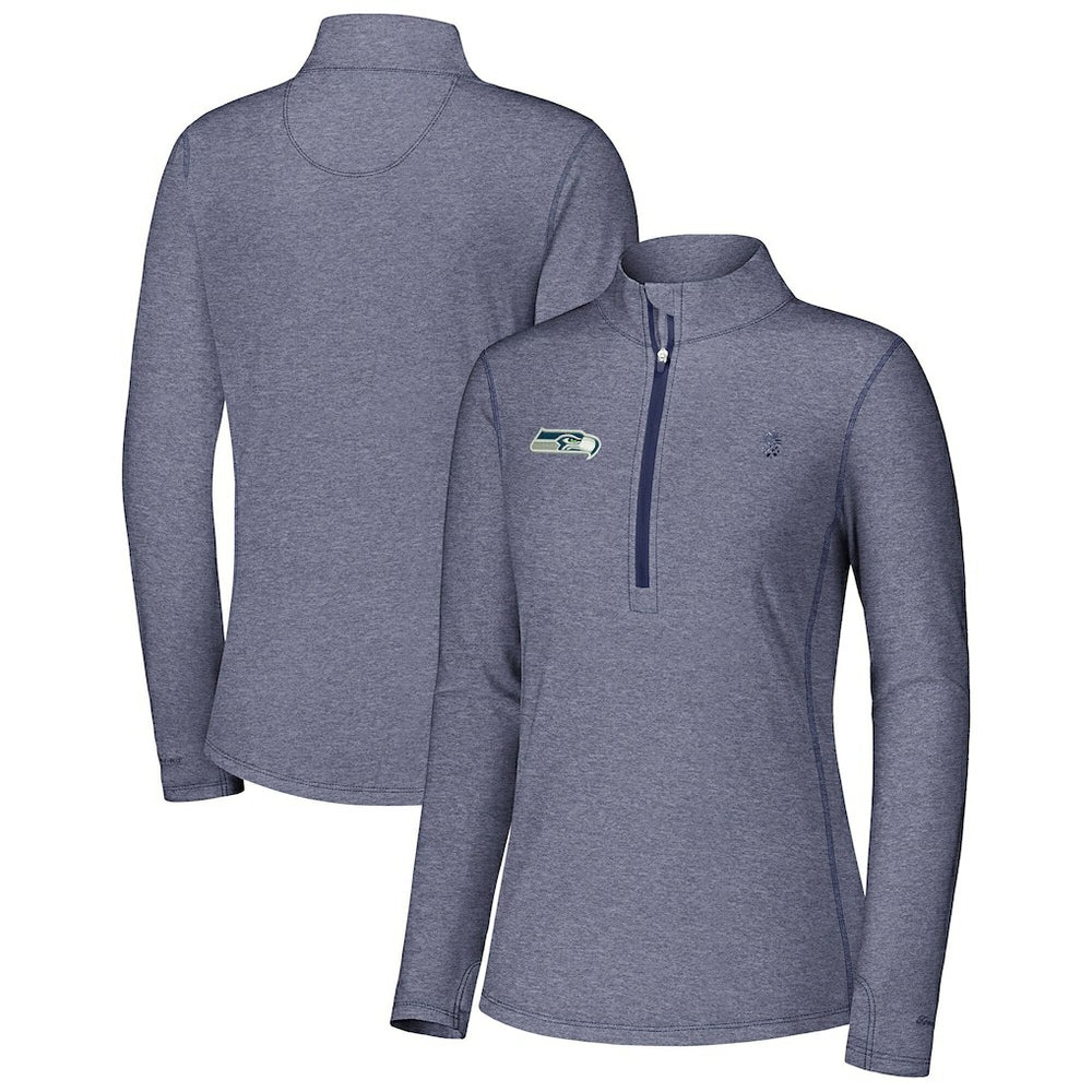Women's Sport Playa Vista IslandZone Quarter-Zip Jacket - Seattle Seahawks Jackets