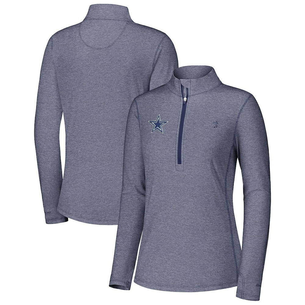 Women's Sport Playa Vista IslandZone Quarter-Zip Jacket - Dallas Cowboys Jackets
