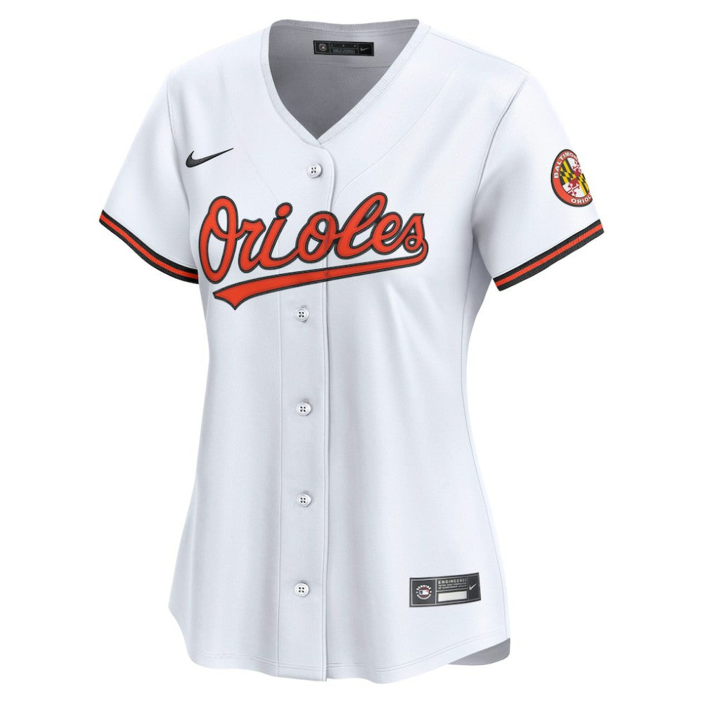 White Baltimore Orioles Nike Women's Home Limited Jersey