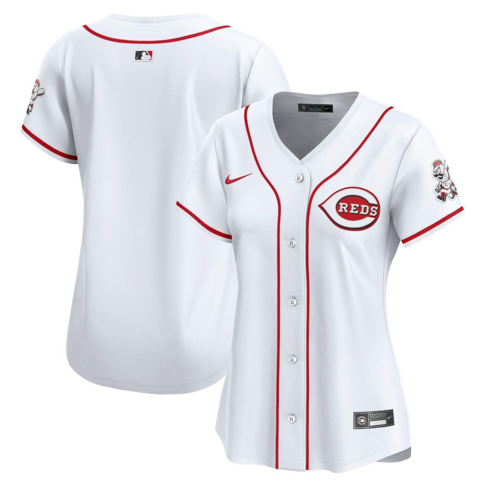 White Cincinnati Reds Nike Women's Home Limited Jersey