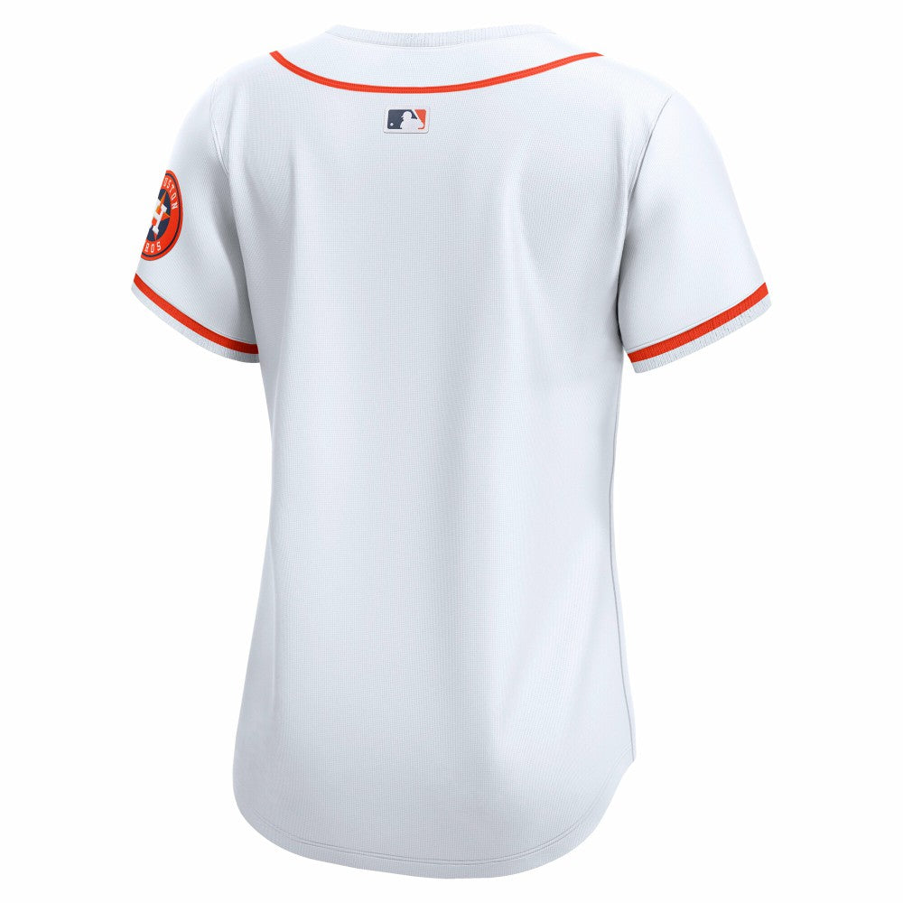 White Houston Astros Nike Women's Home Limited Jersey