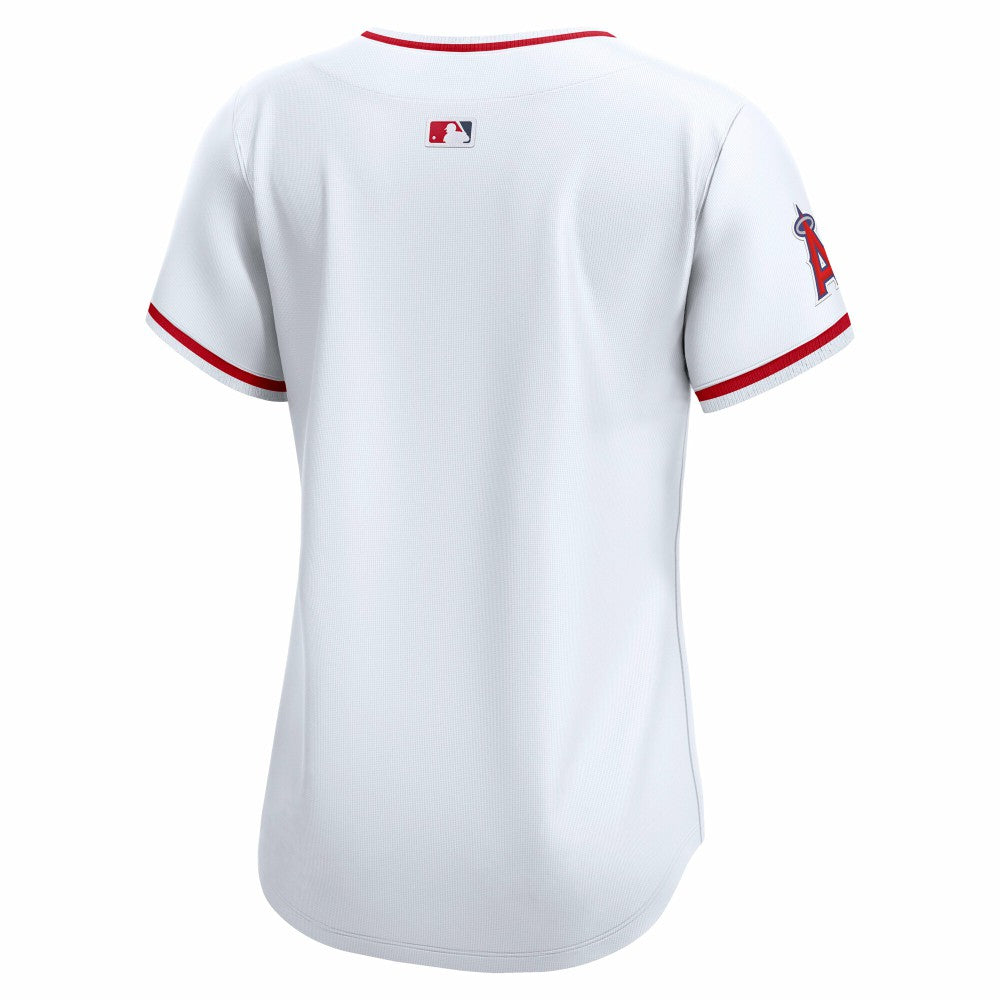 White Los Angeles Angels Nike Women's Home Limited Jersey