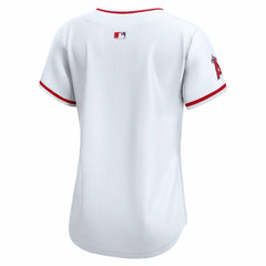 White Los Angeles Angels Nike Women's Home Limited Jersey