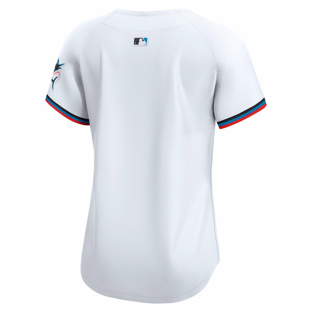 White Miami Marlins Nike Women's Home Limited Jersey