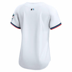 White Miami Marlins Nike Women's Home Limited Jersey