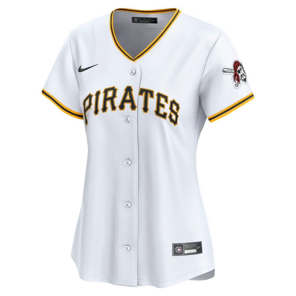 White Pittsburgh Pirates Nike Women's Home Limited Jersey