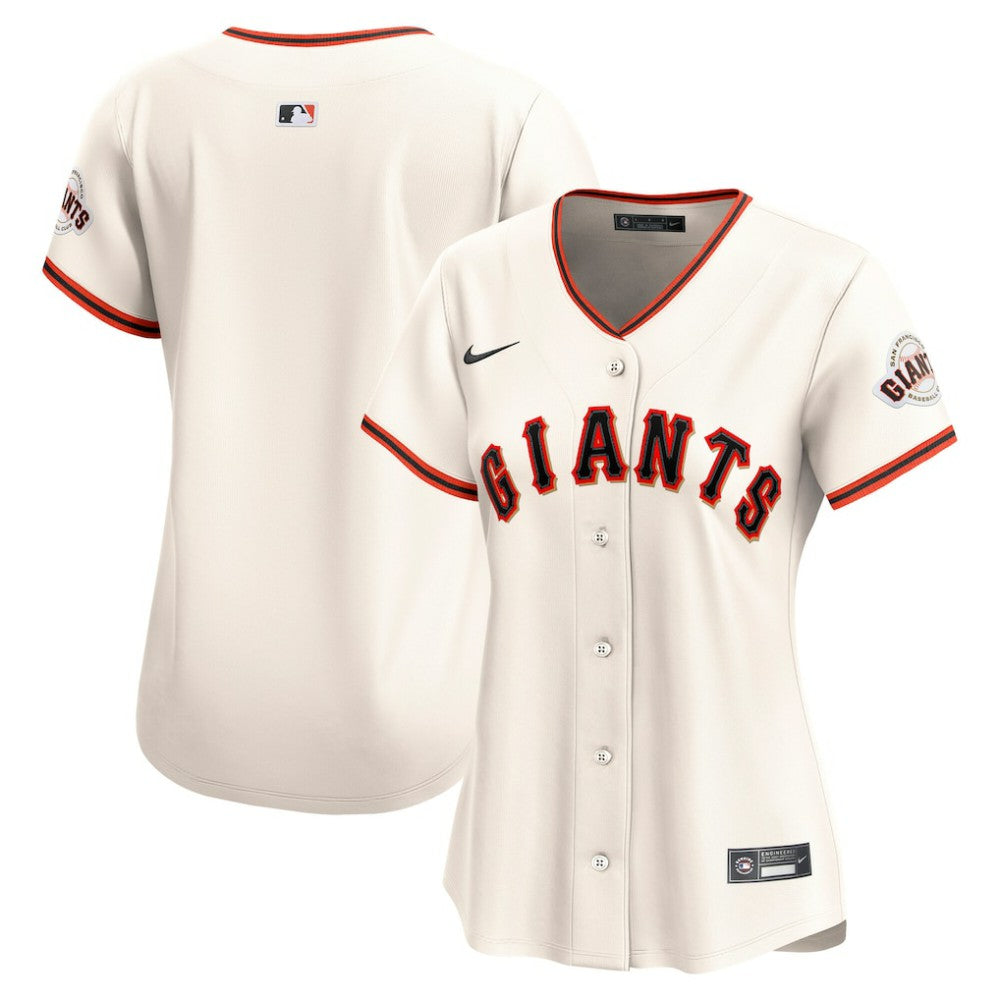 Cream San Francisco Giants Nike Women's Home Limited Jersey