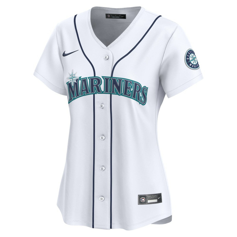 White Seattle Mariners Nike Women's Home Limited Jersey