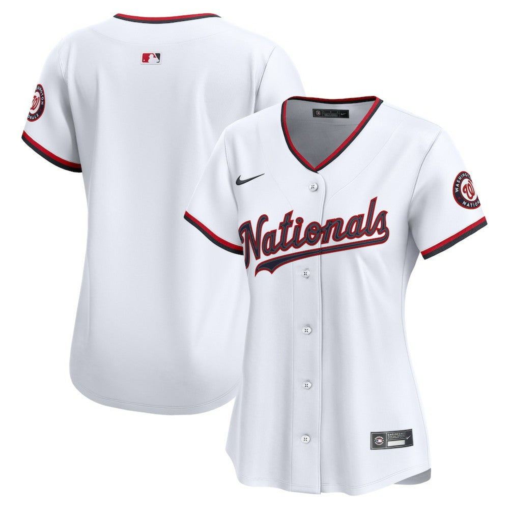 White Washington Nationals Nike Women's Home Limited Jersey