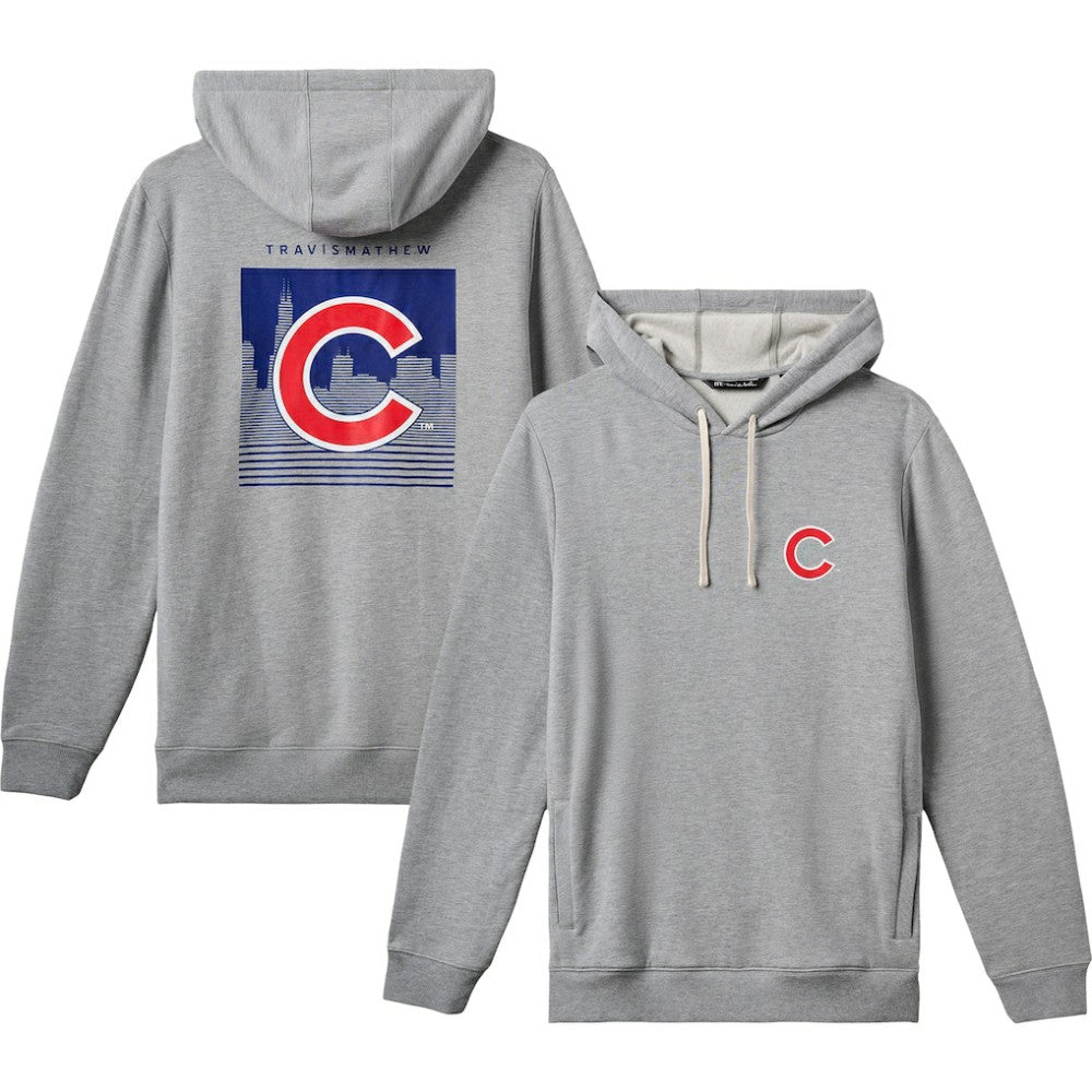 Gray Chicago Cubs TravisMathew Cloud Pullover Hoodie