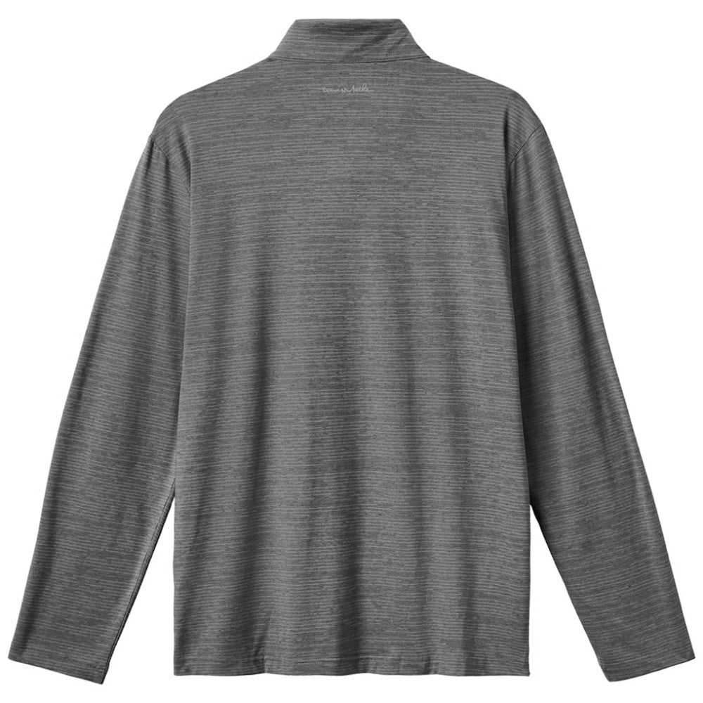 Gray Texas Rangers TravisMathew The Heater Quarter-Zip Pullover Top