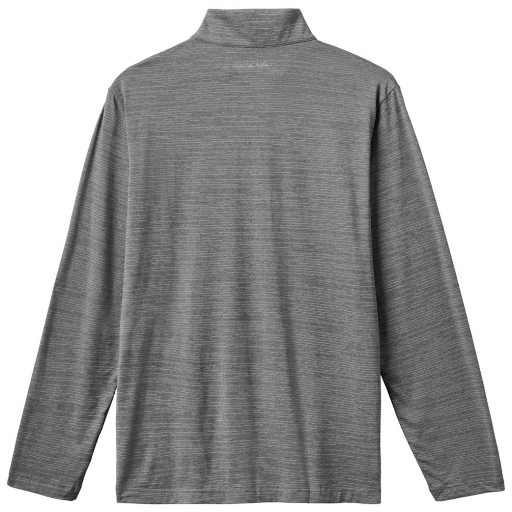 Gray Chicago Cubs TravisMathew The Heater Quarter-Zip Pullover Top