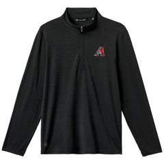 Black Arizona Diamondbacks TravisMathew The Heater Quarter-Zip Pullover Top