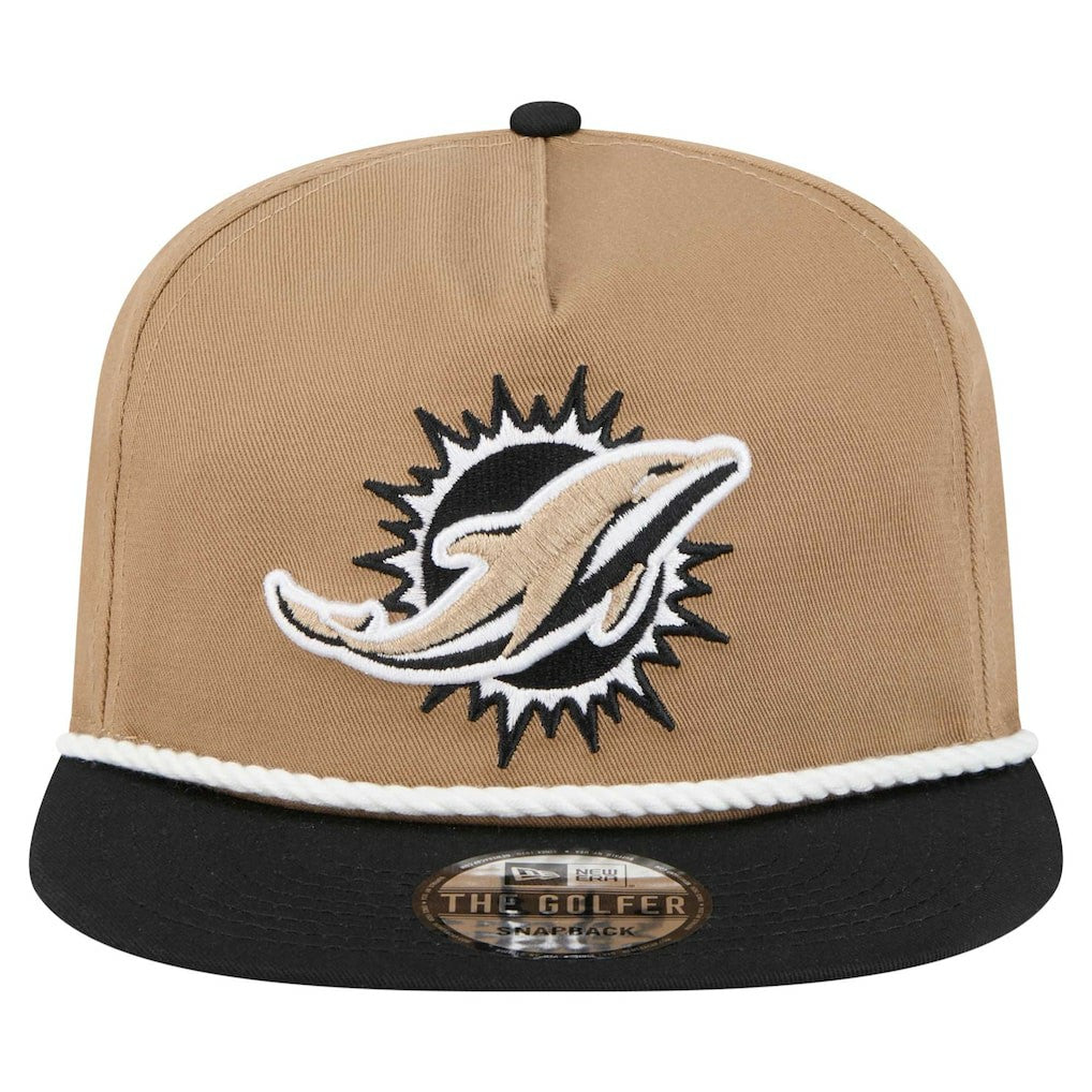 Desert Golfer Snapback Hat - Miami Dolphins Hats