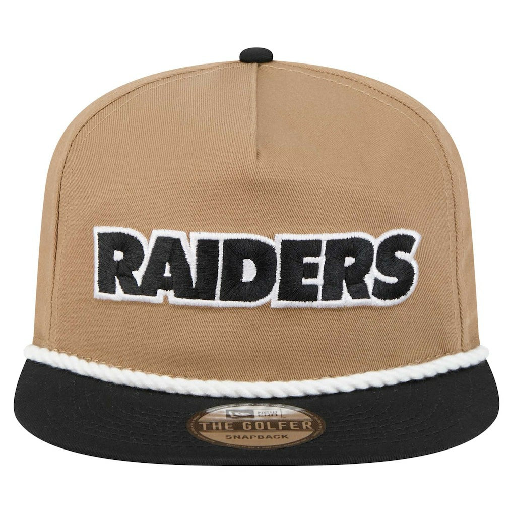 Desert Golfer Snapback Hat - Las Vegas Raiders Hats