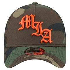 Mystic Camo A-Frame 9FORTY Adjustable Hat - Miami Dolphins Hats