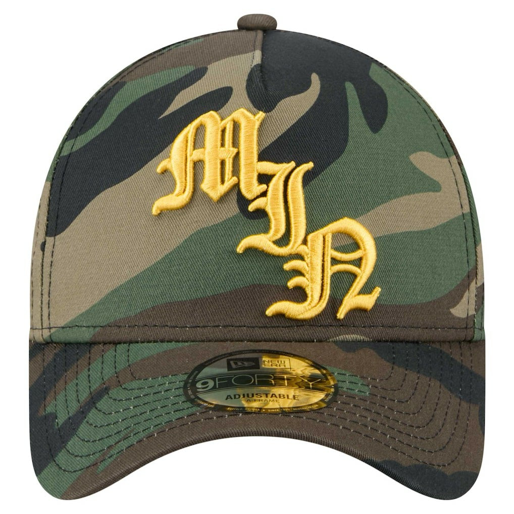 Mystic Camo A-Frame 9FORTY Adjustable Hat - Minnesota Vikings Hats