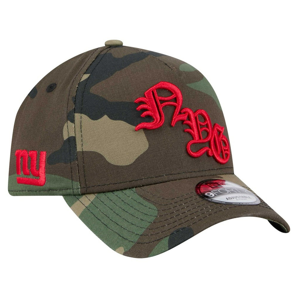 Mystic Camo A-Frame 9FORTY Adjustable Hat - New York Giants Hats